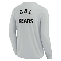 T-shirt unisexe Fanatics Grey Cal Bears Elements super doux à manches longues