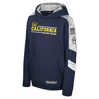 Youth Colosseum Navy Cal Bears OHT Military Appreciation Cyclone Digital Camo Pullover Hoodie