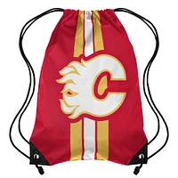 FOCO Calgary Flames Team Stripe - Drawstring Backpack