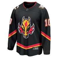 Men's Fanatics Jonathan Huberdeau Black Calgary Flames Alternate Premier Breakaway Player Jersey