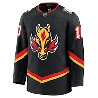 Men's Fanatics Jonathan Huberdeau Black Calgary Flames Alternate Premium Player Jersey