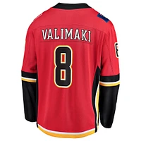 Men's Fanatics Juuso Valimaki Red Calgary Flames Home Breakaway - Player Jersey