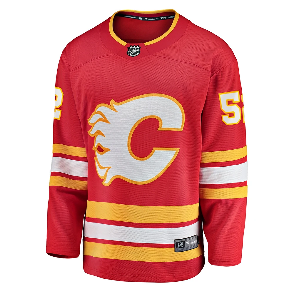 Men's Fanatics MacKenzie Weegar Red Calgary Flames Home Breakaway Player - Jersey