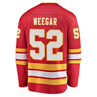 Men's Fanatics MacKenzie Weegar Red Calgary Flames Home Breakaway Player - Jersey