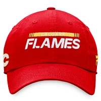 Men's Fanatics Red Calgary Flames 2022 NHL Draft - Authentic Pro Rink Adjustable Hat