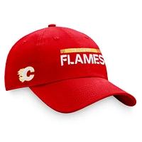 Men's Fanatics Red Calgary Flames 2022 NHL Draft - Authentic Pro Rink Adjustable Hat