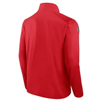 Men's Fanatics  Red Calgary Flames Authentic Pro Rink Fleece Full-Zip Jacket