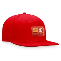 Men's Fanatics Red Calgary Flames Authentic Pro Training Camp Snapback Hat