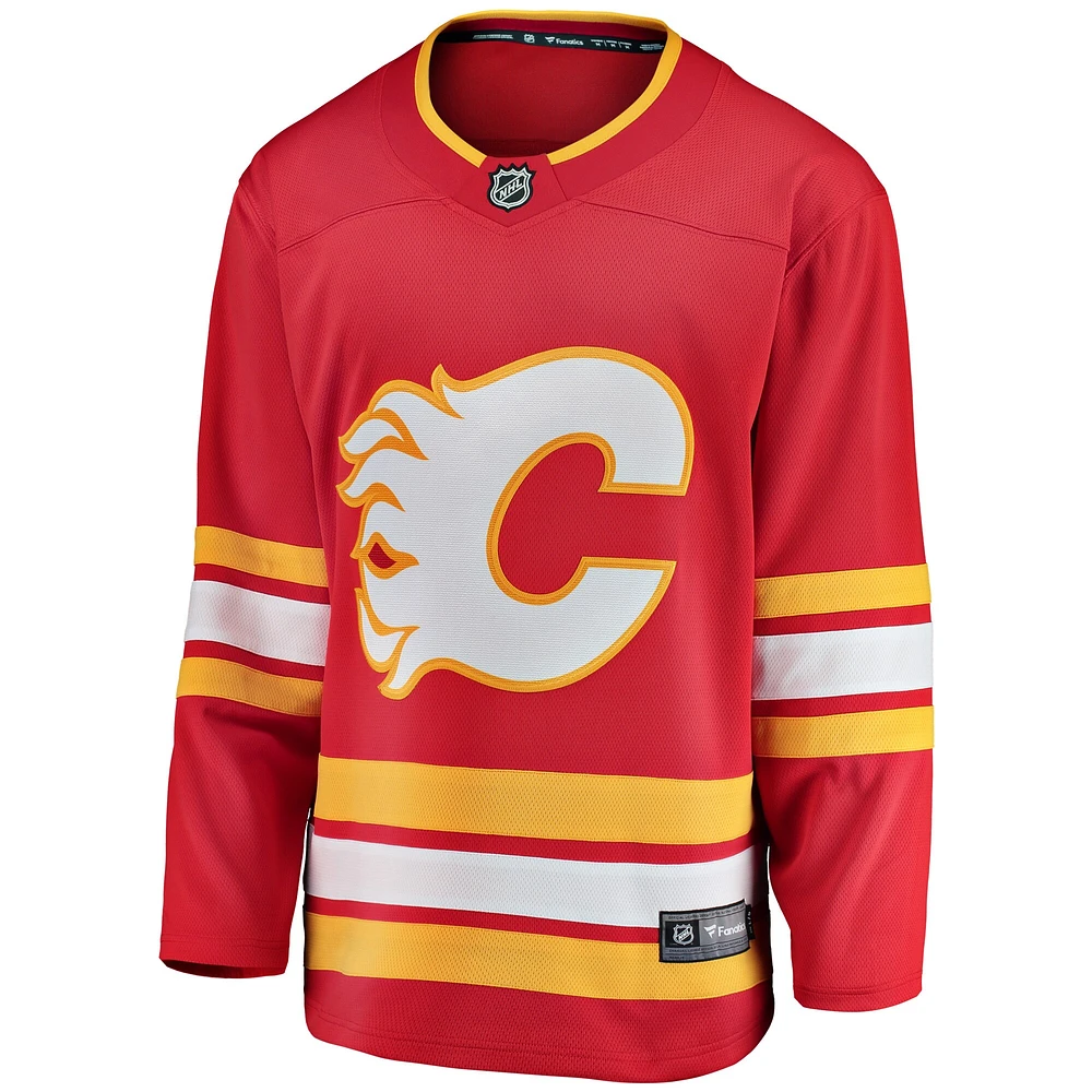 Men's Fanatics Red Calgary Flames Home Breakaway Jersey