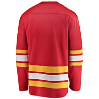 Men's Fanatics Red Calgary Flames Home Breakaway Jersey