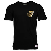 Men's Mitchell & Ness Black Calgary Flames Eye Of The Tiger T-Shirt