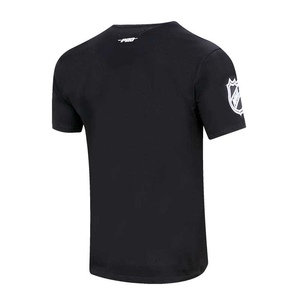 Men's Pro Standard Black Calgary Flames Classic Chenille T-Shirt