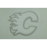 Men's Pro Standard Green Calgary Flames Neutral Short Sleeve Pullover Hoodie