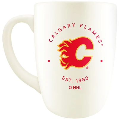 The Sports Vault Calgary Flames 14oz. Vintage Stamp Retro Diner Mug
