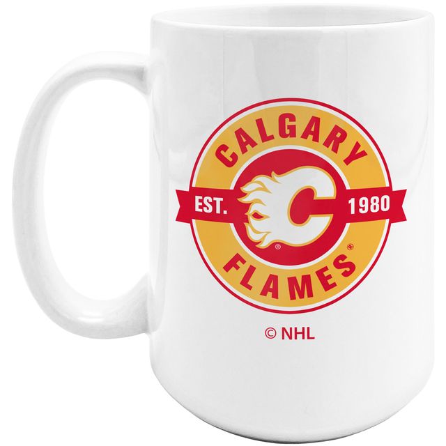 Le Sports Vault Calgary Flames 15 oz. Tasse à café sublimée