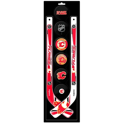 V109096 Flames SCV HOL23 Mini bâton de hockey et rondelle en mousse, ensemble de 8 pièces COLEQPHKC 550AN001185 #4
