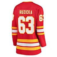 Women's Fanatics Adam Ruzicka Red Calgary Flames Home Breakaway Player Jersey