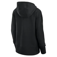Women's Fanatics  Black Calgary Flames Authentic Pro Rink Fleece Full-Zip Jacket