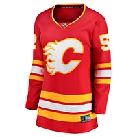 Women's Fanatics MacKenzie Weegar Red Calgary Flames Home Breakaway Player - Jersey