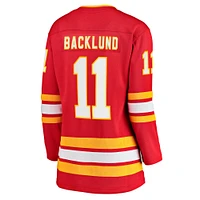 Women's Fanatics Mikael Backlund Red Calgary Flames Home Team Breakaway Player Jersey