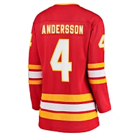 Women's Fanatics Rasmus Andersson Red Calgary Flames Home Breakaway Player - Jersey
