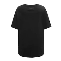 Women's Pro Standard Black Calgary Flames Boxy T-Shirt