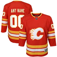 Youth Red Calgary Flames 2020/21 Home - Premier Custom Jersey