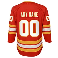 Youth Red Calgary Flames 2020/21 Home - Premier Custom Jersey