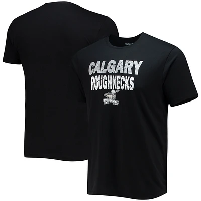 T-shirt noir Levelwear Calgary Roughnecks Team Thrive pour hommes