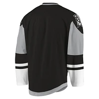 Youth Black/Gray Calgary Roughnecks Sublimated Replica Jersey
