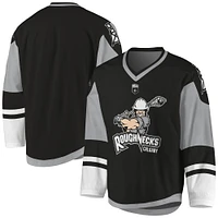 Youth Black/Gray Calgary Roughnecks Sublimated Replica Jersey