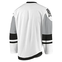 Youth White/Gray Calgary Roughnecks Sublimated Replica Jersey