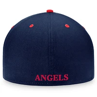 Men's Fanatics Navy/Red California Angels Cooperstown Collection Two-Tone Fitted Hat