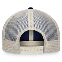 Men's Fanatics Navy California Angels Distressed Patch Trucker Adjustable Hat