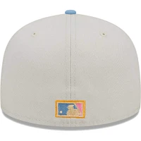 Casquette ajustée 59FIFTY California Angels Beach Front naturelle New Era pour homme