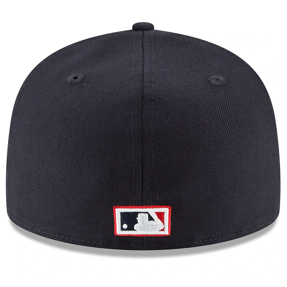 Men's New Era Navy California Angels Cooperstown Collection Wool 59FIFTY Fitted Hat