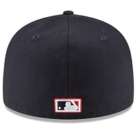 Men's New Era Navy California Angels Cooperstown Collection Wool 59FIFTY Fitted Hat