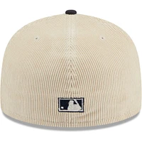 Casquette ajustée 59FIFTY classique en velours côtelé blanc California Angels Cooperstown Collection New Era pour hommes
