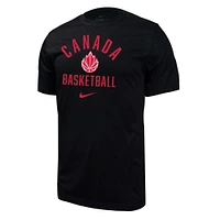Men's Nike  Black Canada Basketball Legend T-Shirt