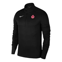 Men's Nike Black Canada Basketball Pacer Performance Quarter-Zip Top