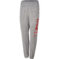 Men's  Nike Gray Canada Basketball Practice Fleece Pants