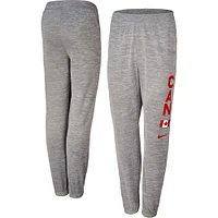Men's  Nike Gray Canada Basketball Practice Fleece Pants