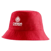 Men's Nike Red Canada Basketball Core Bucket Hat