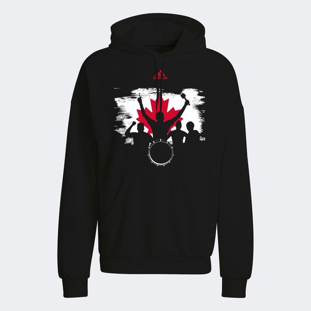 Adidas Canada Soccer Drum pour homme - Noir Chandail à capuchon