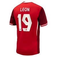 Maillot Nike Adriana Leon pour homme, rouge, Canada Soccer 2024, réplique domicile