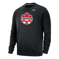 Men's Nike Black Canada Soccer Fleece Pullover Sweatshirt