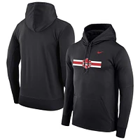 Men's Nike Black Canada Soccer Performance Fleece Pullover Hoodie