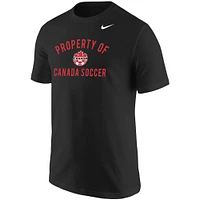 Men's Nike Black Canada Soccer Property Of Core T-Shirt