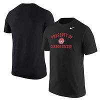 Men's Nike Black Canada Soccer Property Of Core T-Shirt
