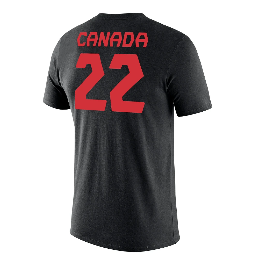 Men's Nike Black Canada Soccer - We Can Team Qualification Celebration Performance T-Shirt